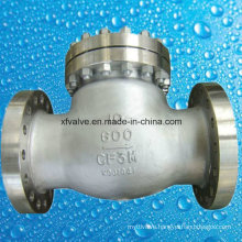 600lb Cast Stainless Steel CF3m Flange End RF Check Valve